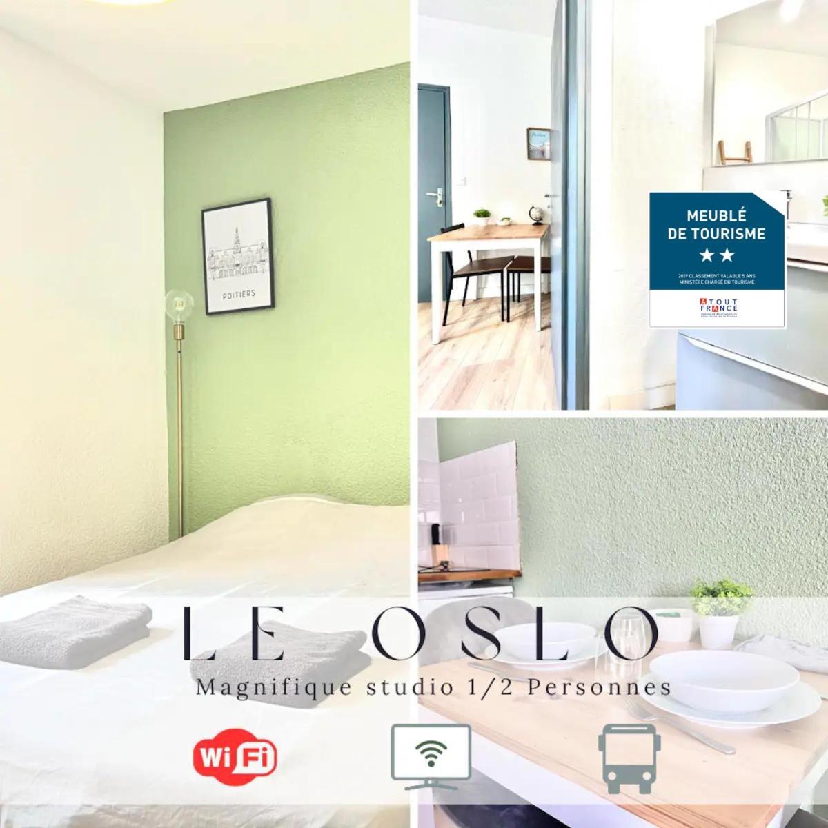 Le Oslo, A 50M De La Gare Tv Connecte+Fibre Apartment Поатие Екстериор снимка